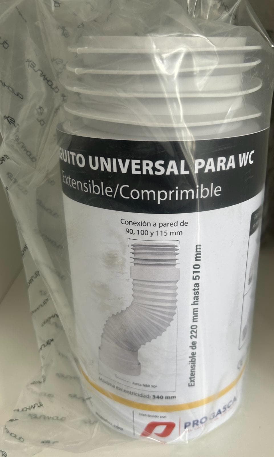 MANGUITO UNIVERSAL PARA WC - Imagen 1